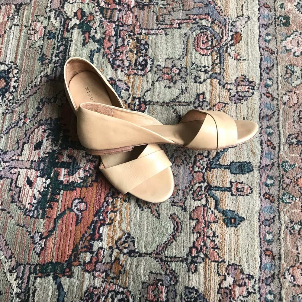 Nisolo Mia Peep toe Flat